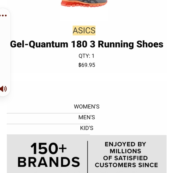 ASICS running shoe size 9.5 - Picture 4 of 4